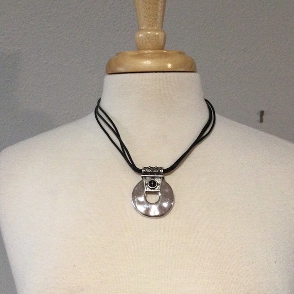 Chico's Triple Cord Foundation Pendant Necklace - Picture 1 of 16